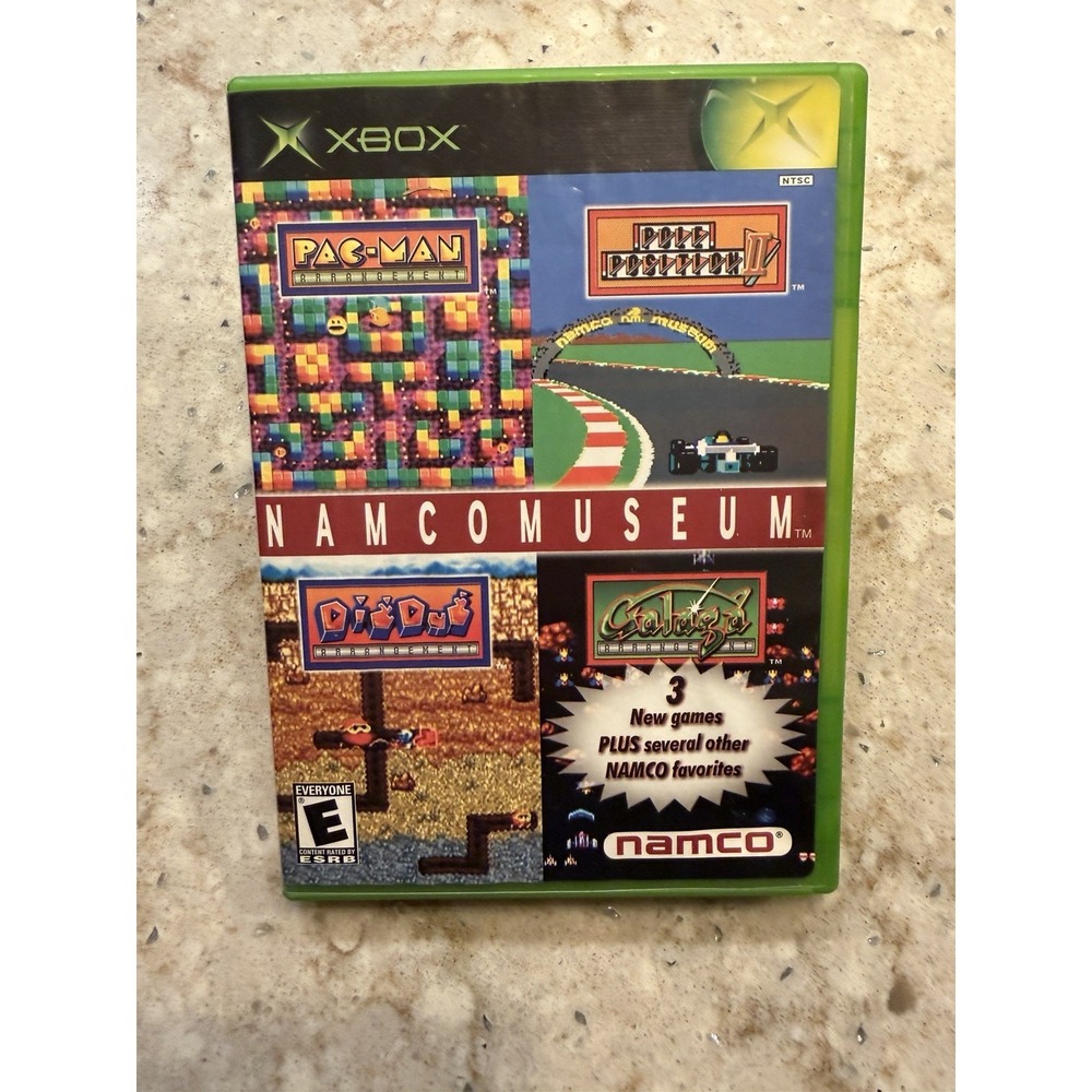 Namco Museum Xbox Game Compilation with Case and Manual Included